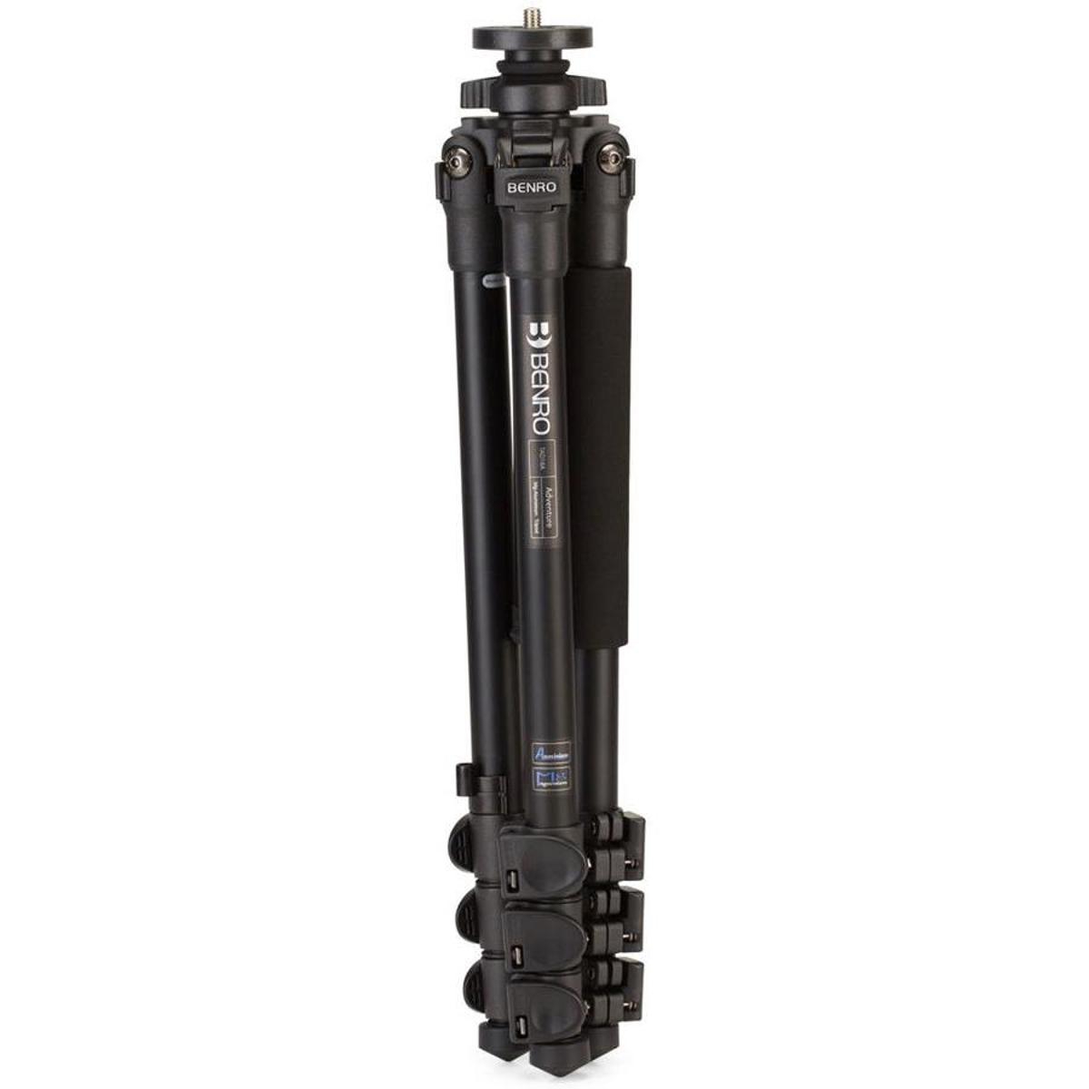 Benro TAD18A Series 1 4-Section Adventure Aluminum Tripod, Flip Lock