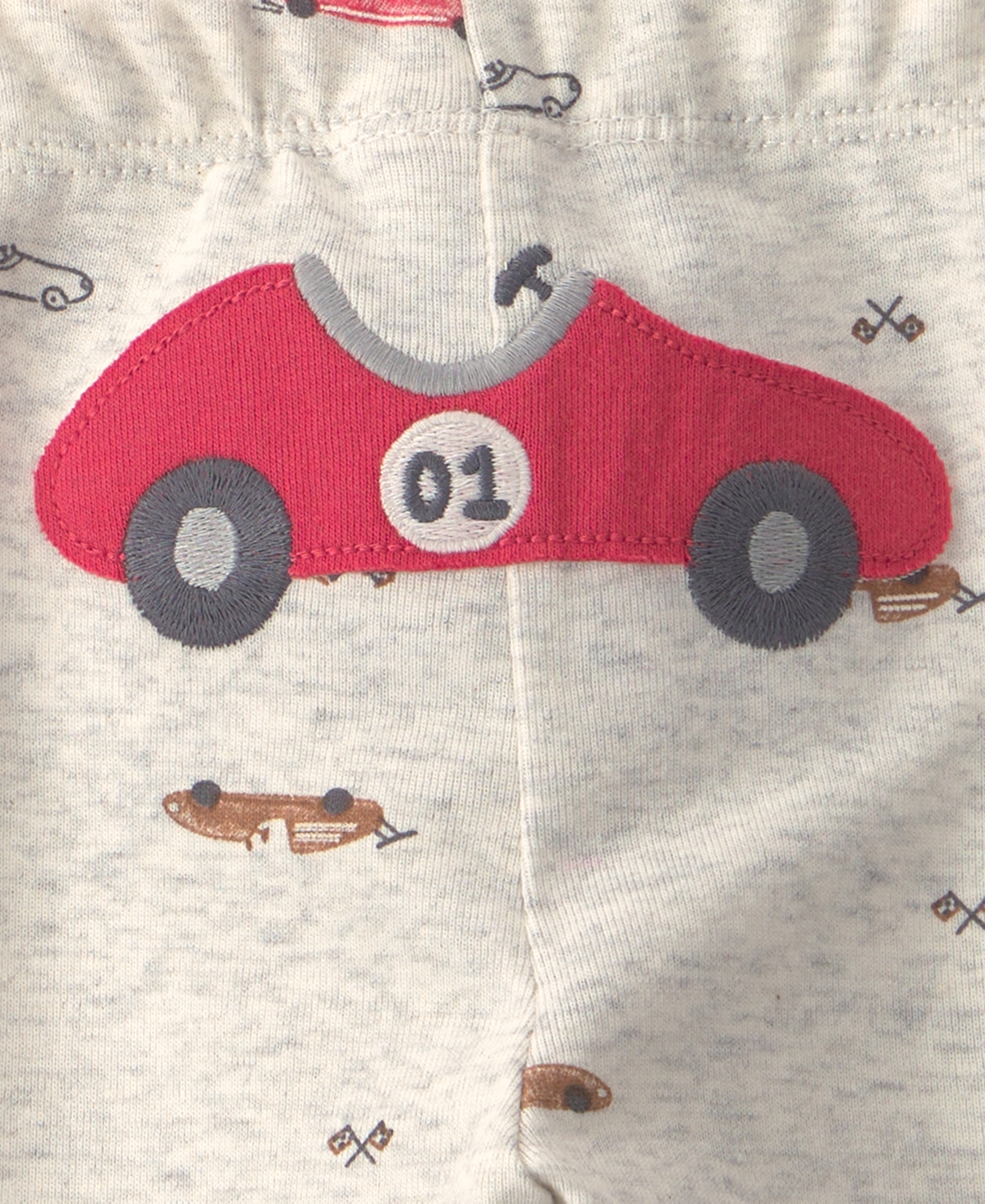 Carter's Baby Boy's Race Car Bodysuit & Pant 3-Piece Set