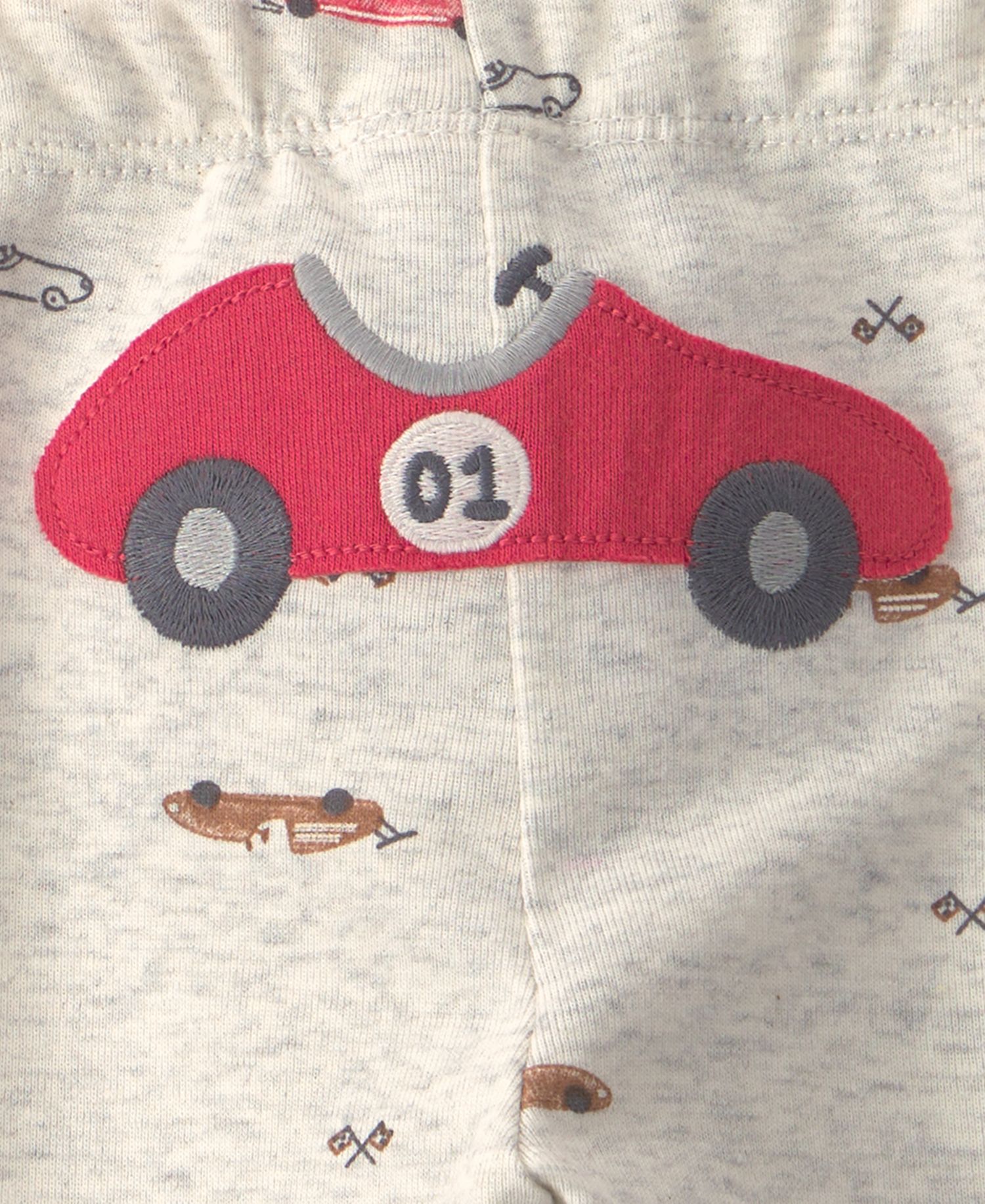 Baby Boys' Crewneck Bodysuit and Pants, 3-Piece Set