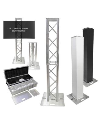 XT-FTP328-656 Flex Tower Totem Package with Road Case (Adjustable 2m or 1m)