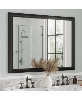 Metal Framed Wall Mirrors for Bedroom, Rectangle Wall-Mounted Mirrors