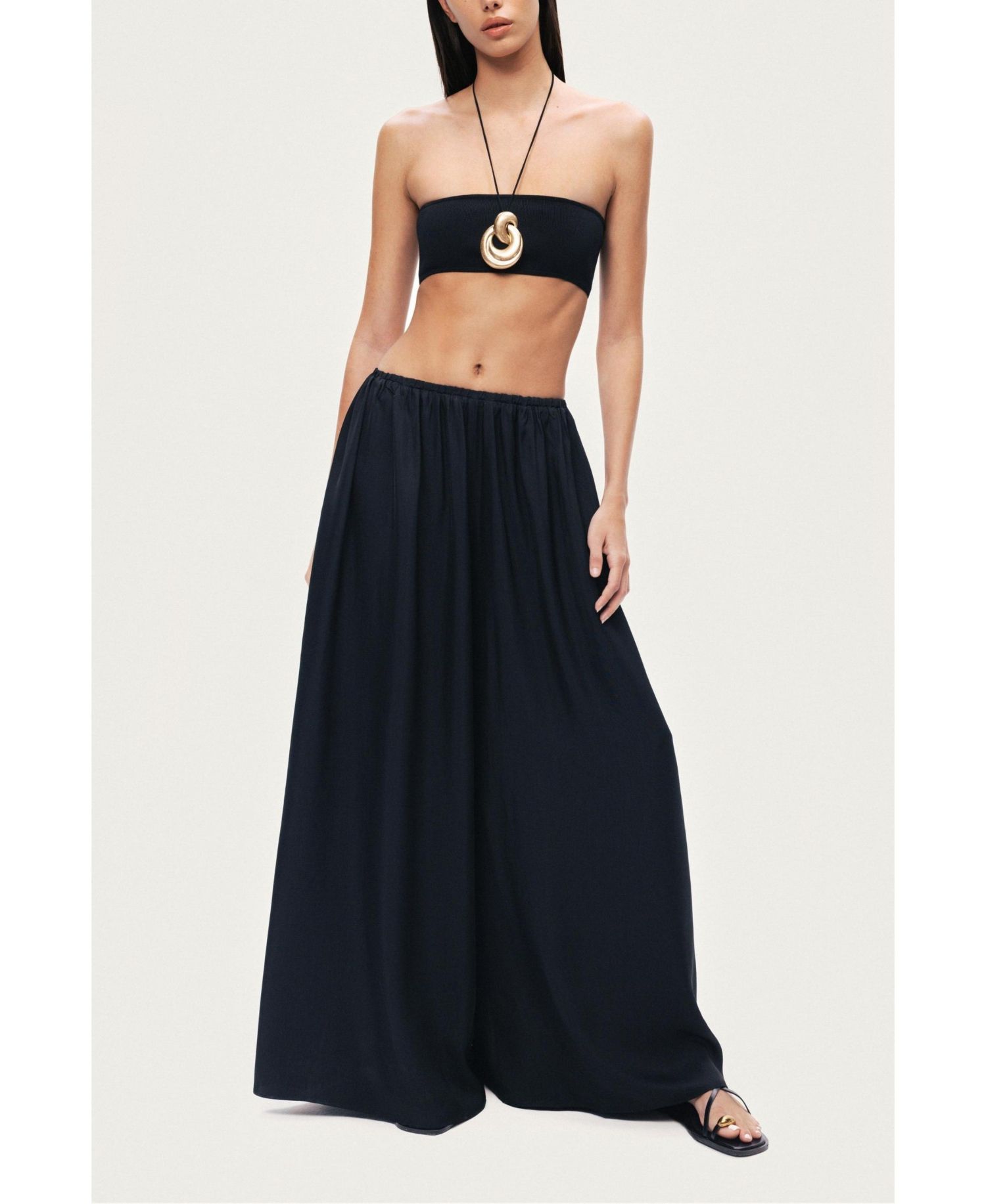 Women's Elasticated Wide Leg Pants
