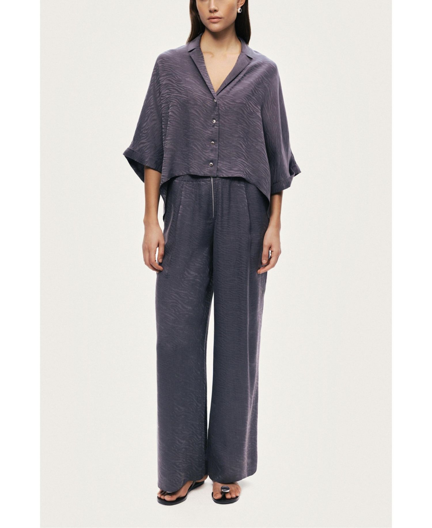 Women's Fluid Straight-Leg Pants