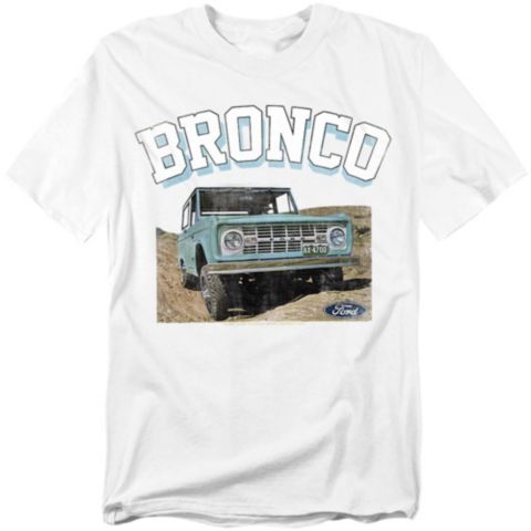 Мужская футболка Mustang Ford Bronco, цвет: Белый