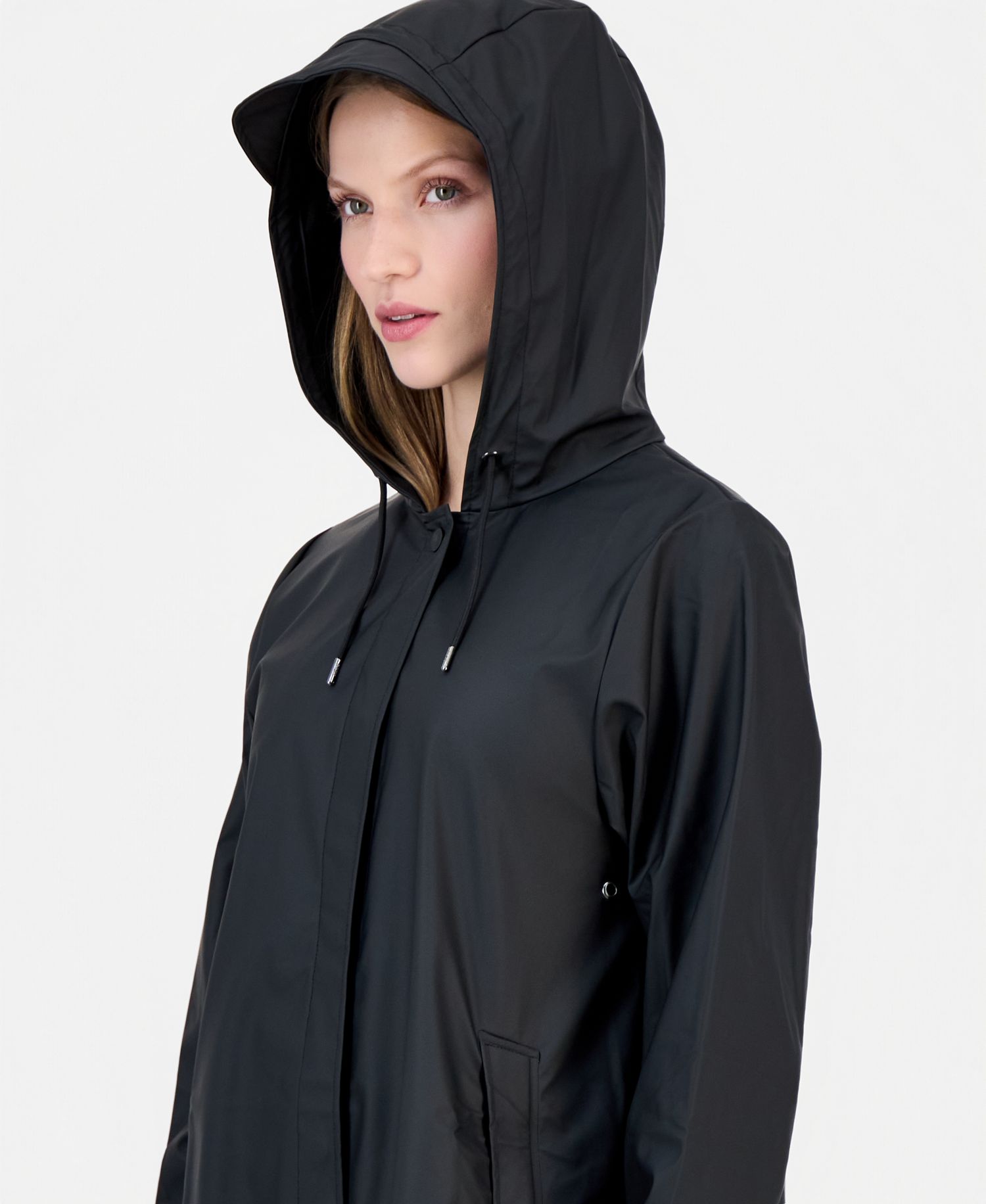 Women's Hooded A-Line Rain Jacket