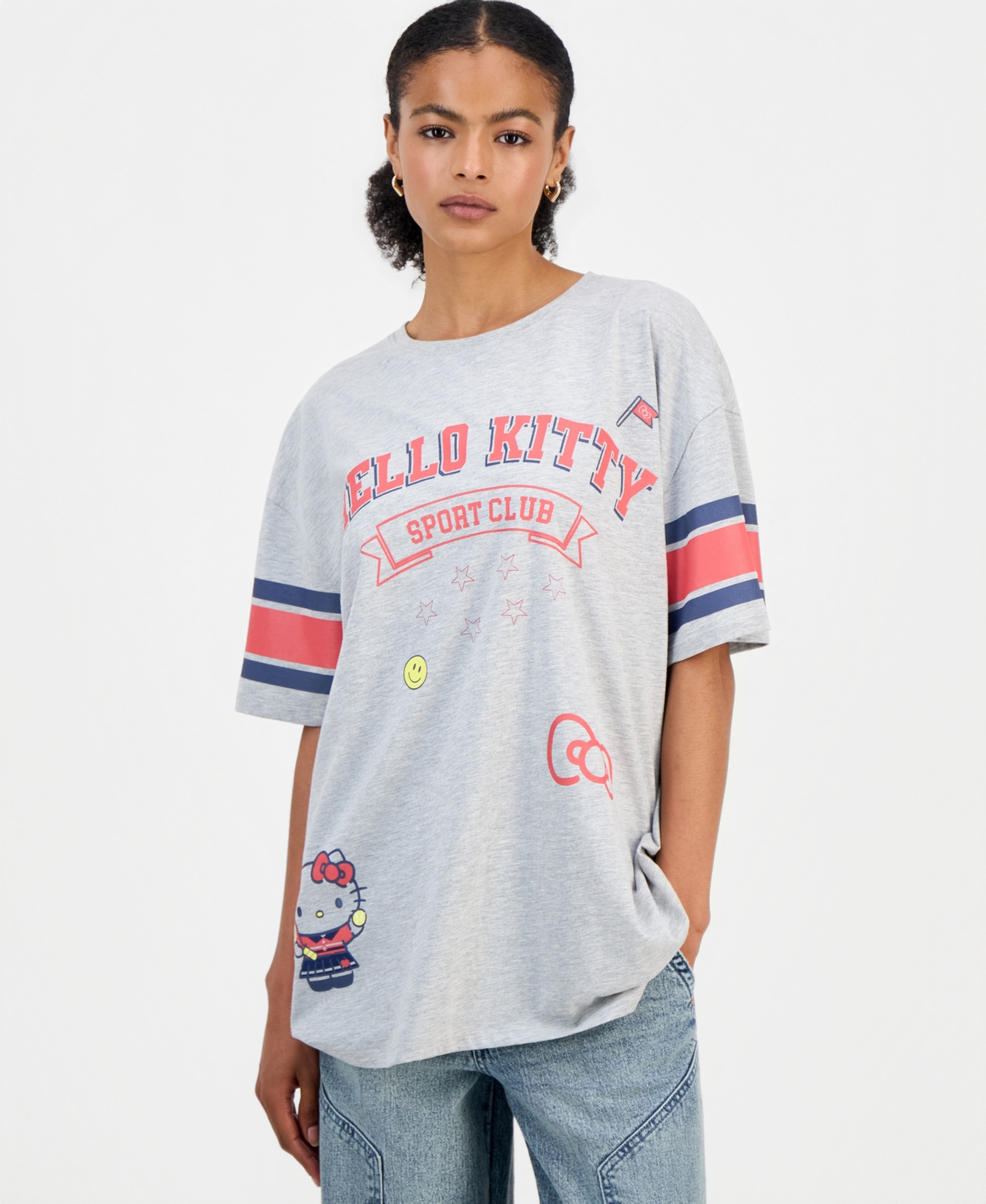 Grayson Threads, The Label Juniors' Hello Kitty Sports Club Graphic Tee