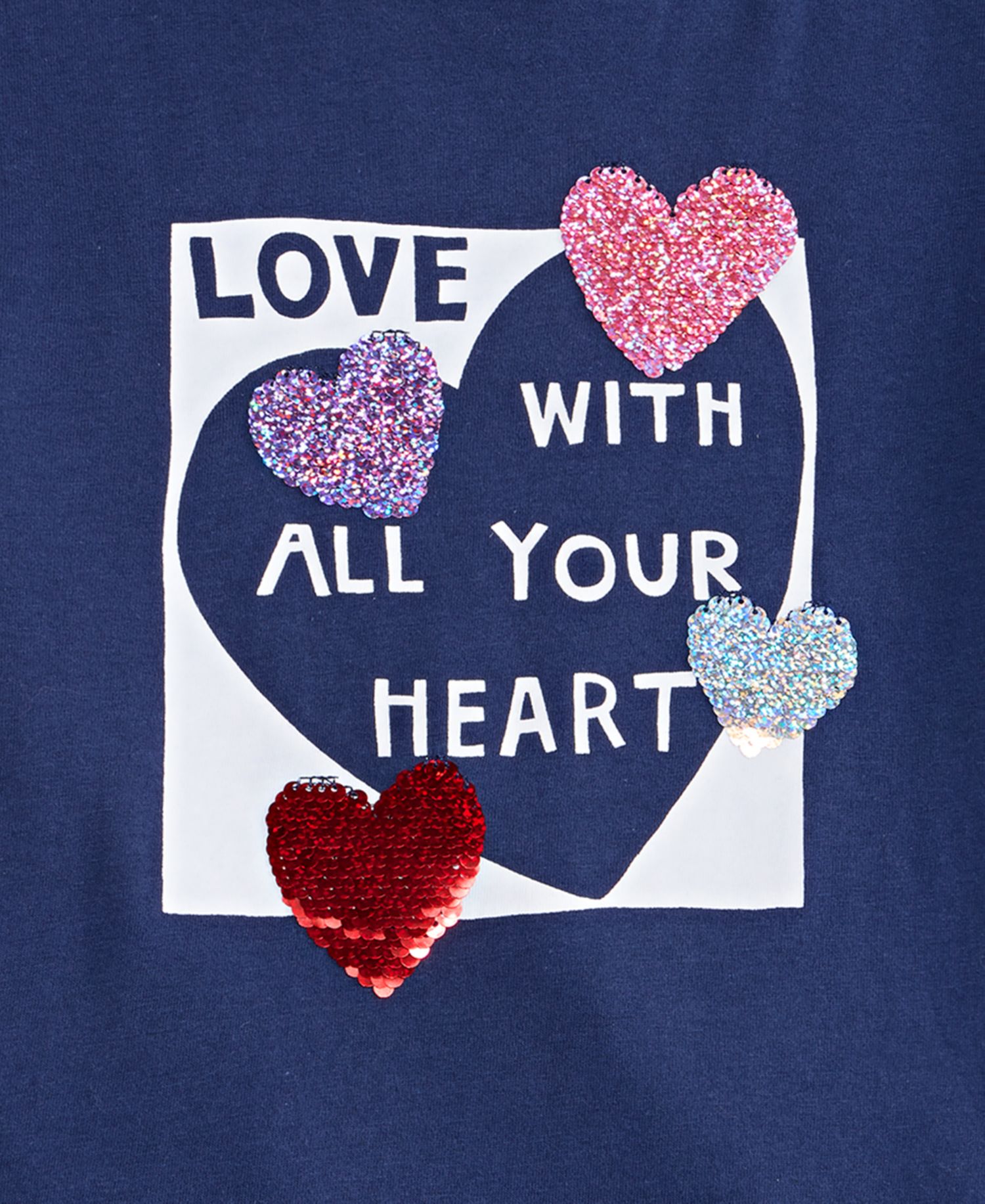 Girls' XS-XL Love T-Shirt