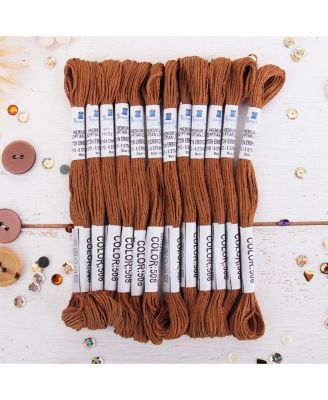 12 Skeins Egyptian Cotton Embroidery Floss for Crafts