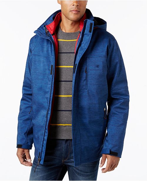 Izod Men S 3 1 Hooded Ski Jacket Reviews Coats Jackets