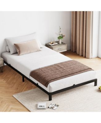8 INCH Sturdy Low Profile Metal Bed Frame Platform - Heavy Duty, No Box Spring Needed, Easy Assembly, Noise-Free