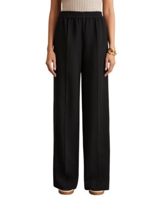 Women's Robyn Side-Stripe Wide-Leg Trousers