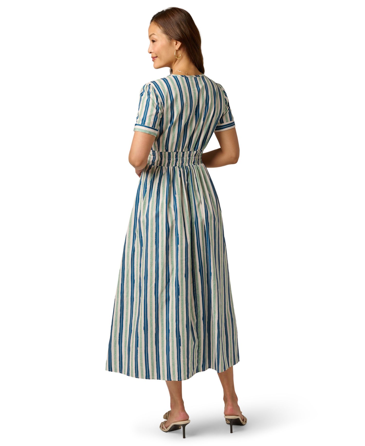 Women's V-Neck Midi Dress