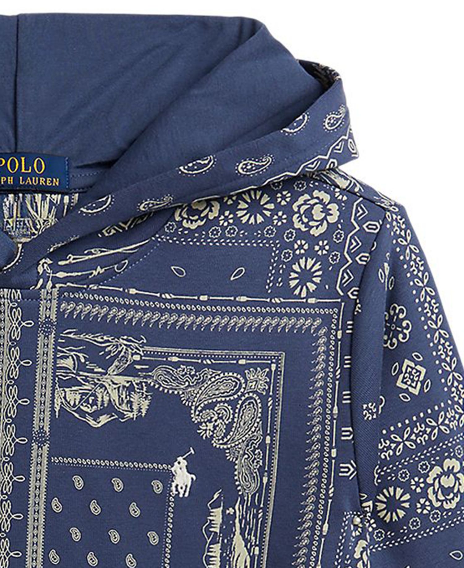 Boys' 8-20 Bandanna Print Long-Sleeve Hoodie