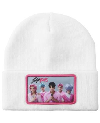 Men's Saja Boys White Cuff Knit Beanie
