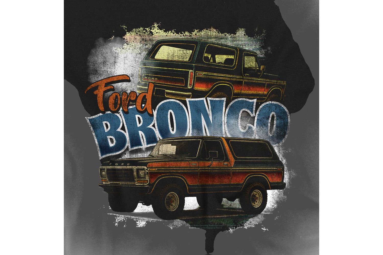 Men's Ford Bronco Clouded T-Shirt