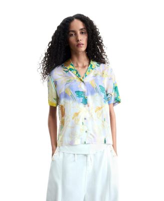 Women's Printed short-sleeve shirt