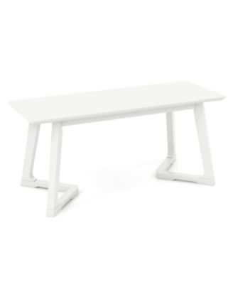 42-Inch Rubberwood Entryway Dining Bench