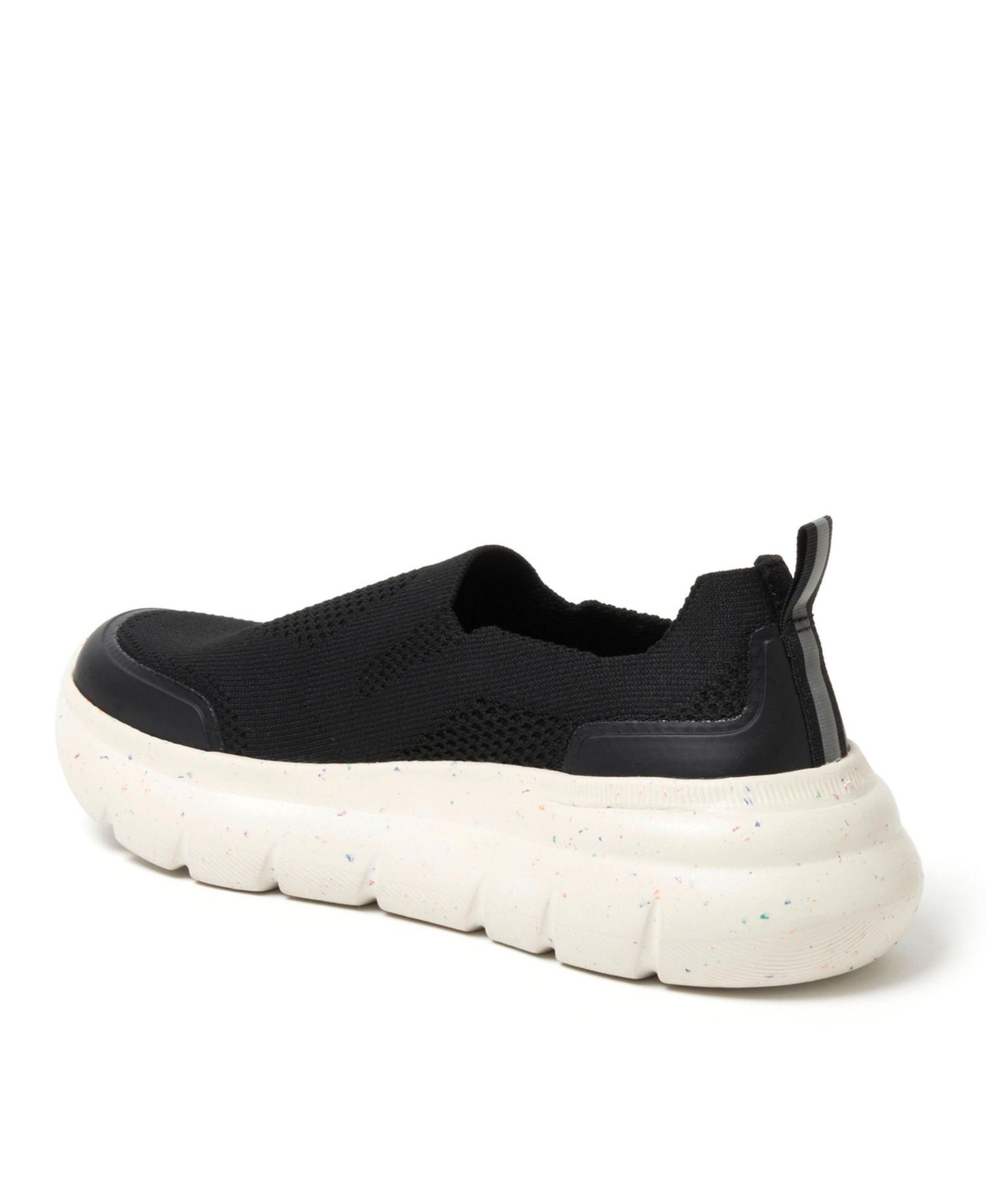 Женские кроссовки Dearfoams ReGrind Crimson Lightweight Slip-On, цвет: Чёрный — фото 7