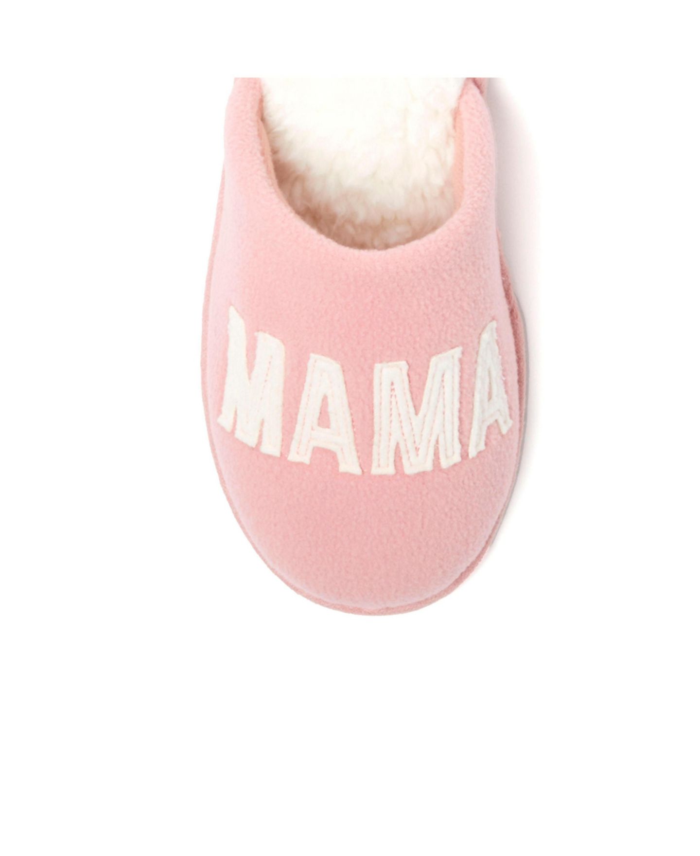 Женские тапочки Dearfoams Carley Mama Bear Mom Scuff Slipper, цвет: Пудровый — фото 5