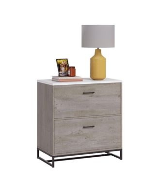 Tremont Row File Cabinet, Mystic Oak finish