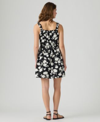 strapless open back dress Katie J NYC Juniors Teagan Dress Black/White / Juniors/Women M main image 1