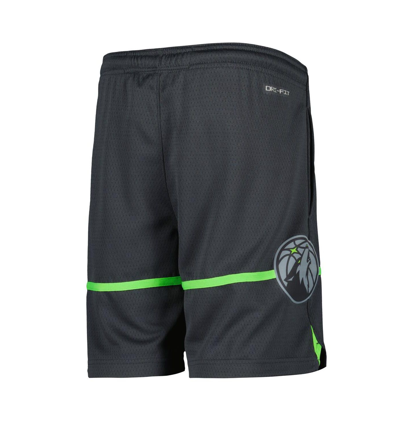 Детские шорты Jordan Gray Minnesota Timberwolves Statement Edition Swingman Performance — фото 3