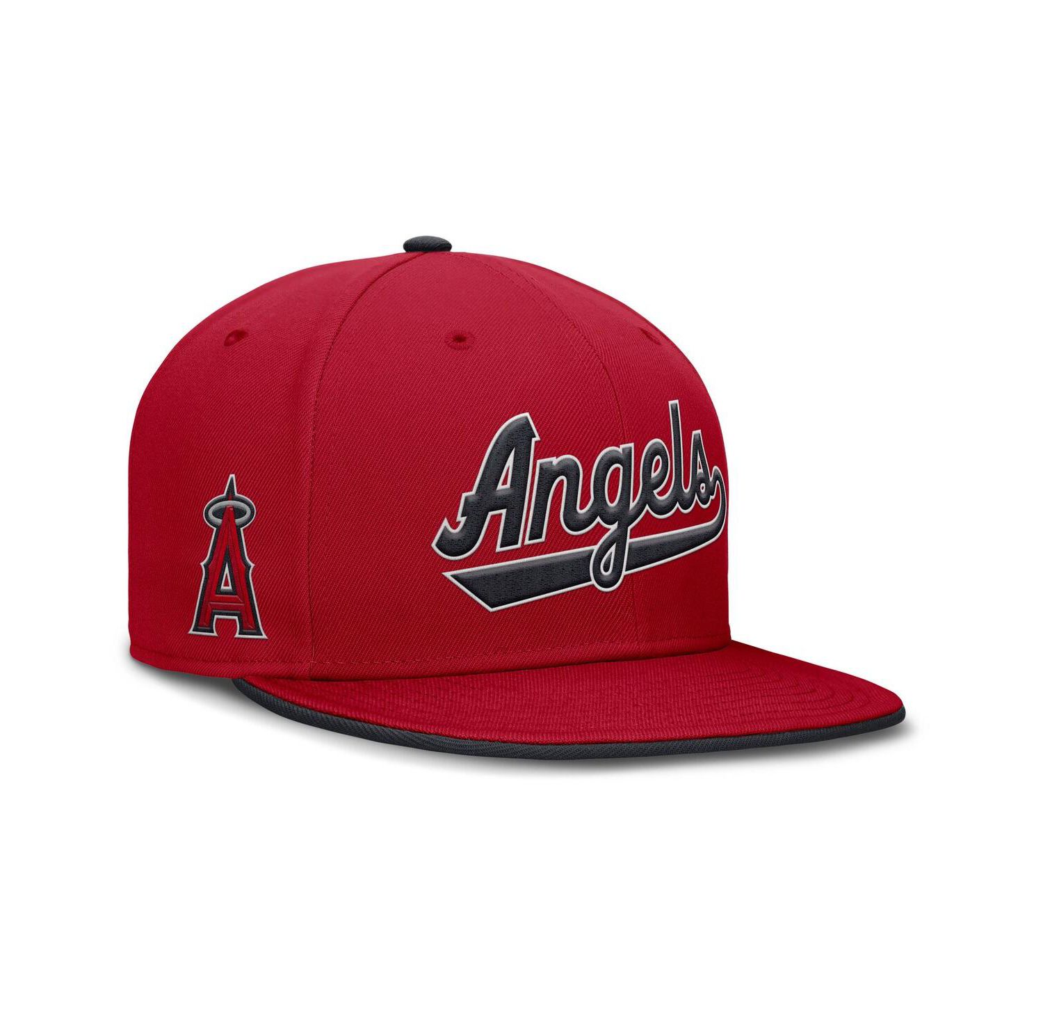 Men's Red Los Angeles Angels Primetime Dri-FIT Round Bill True Fitted Hat