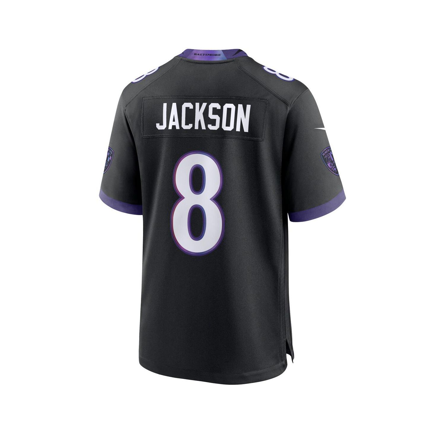 Men's Lamar Jackson Black Baltimore Ravens Alternate Game Jersey