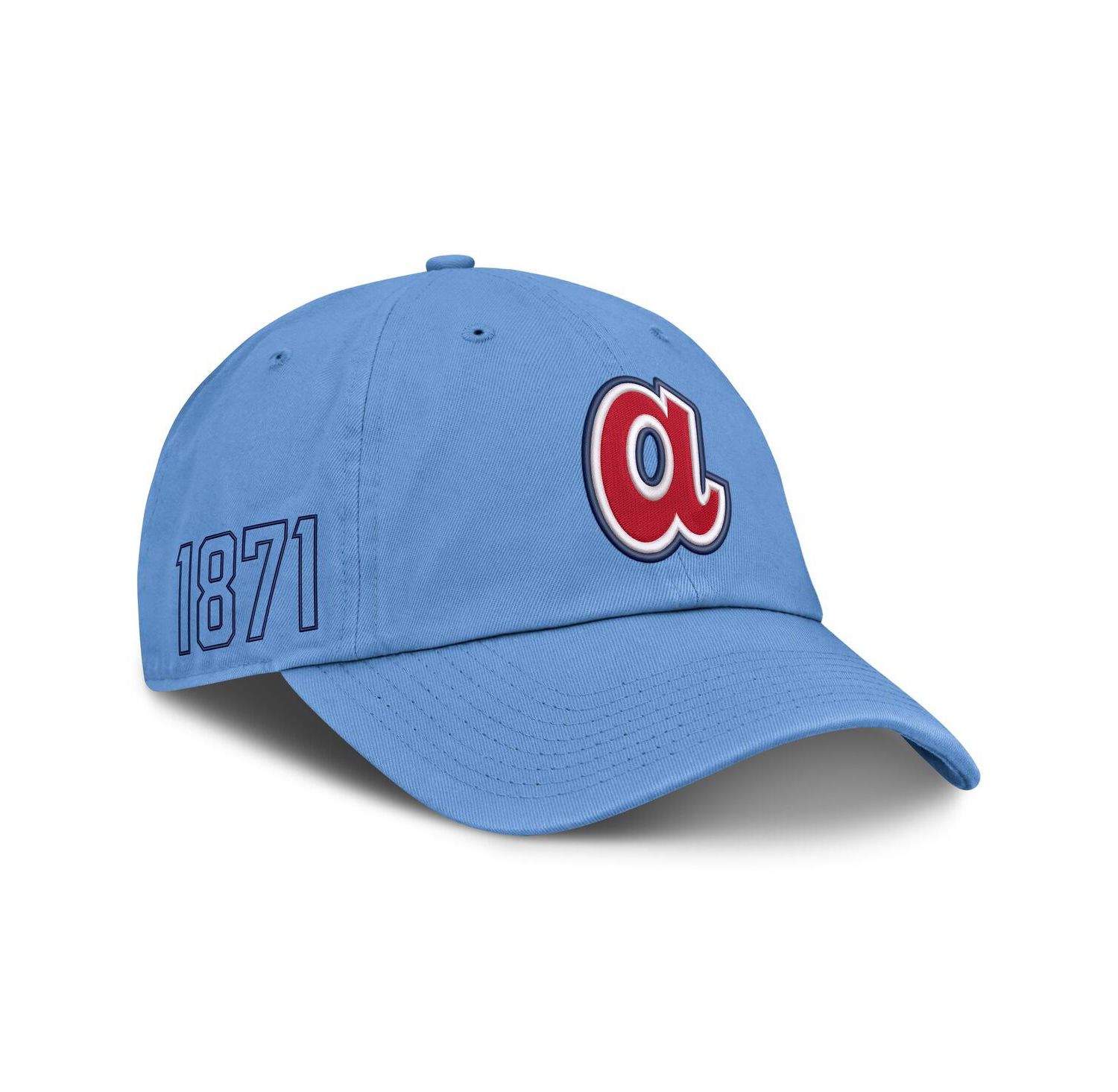 Men's Light Blue Atlanta Braves Cooperstown Club Adjustable Hat