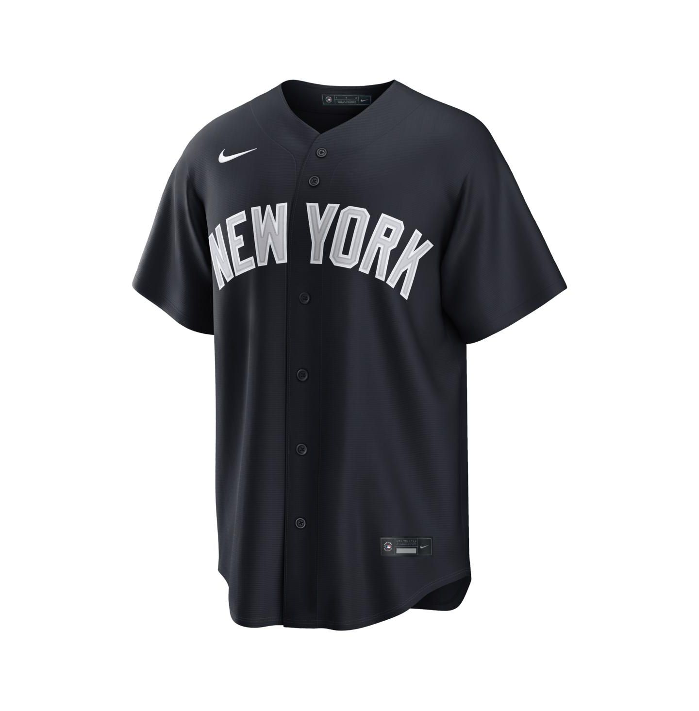 Мужской топ Nike Navy New York Yankees Alternate Replica Jersey — фото 2
