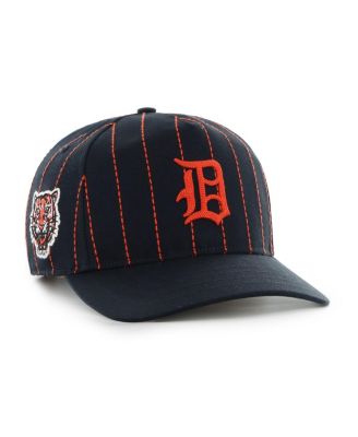 Men's x Rawlings Navy Detroit Tigers Pinstripe Hitch Adjustable Hat