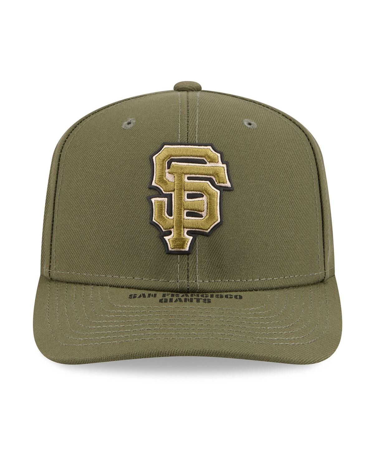 New Era Men's Olive San Francisco Giants 2026 Armed Forces Day 9SEVENTY Adjustable Hat