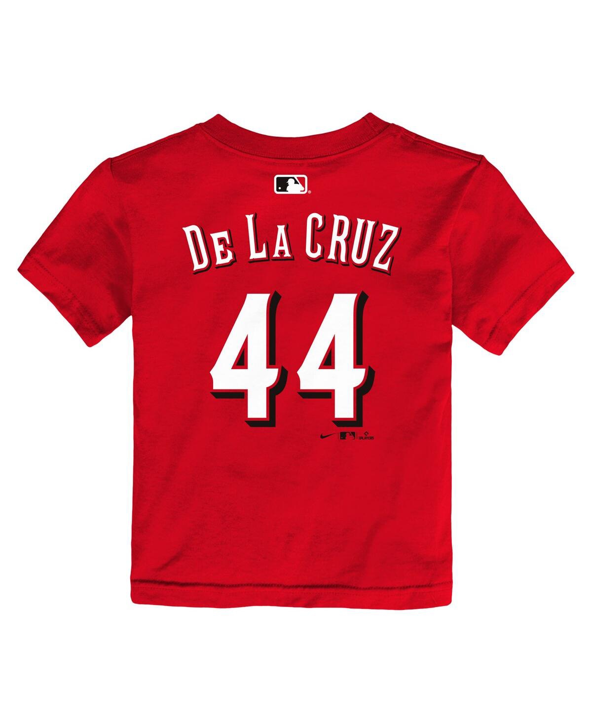 Nike Toddler Elly De La Cruz Red Cincinnati Reds Name Number T-Shirt