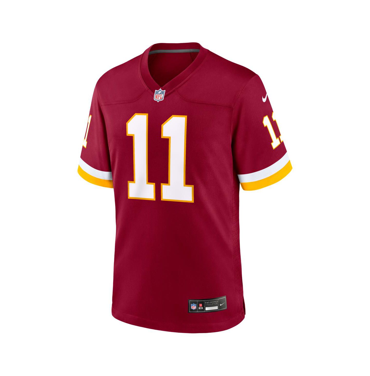 Мужской топ Nike Luke McCaffrey Burgundy Washington Commanders Game Jersey — фото 2