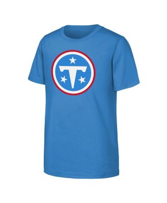 Big Boys and Girls Light Blue Tennessee Titans Primary Logo T-Shirt