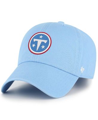 Men's Light Blue Tennessee Titans Primary Logo Clean Up Adjustable Hat