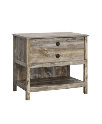 Granite Trace File Cabinet, Rustic Cedar finish
