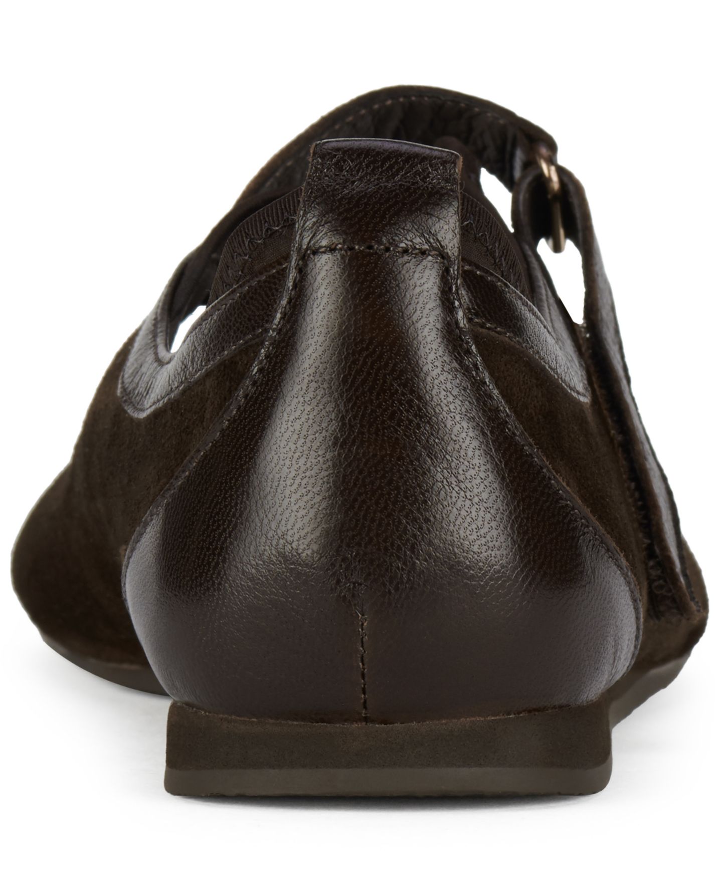 Женские балетки Jeffrey Campbell Thalion Mary Jane с раздвоенным носом, цвет: Коричневый комбинированный — фото 3