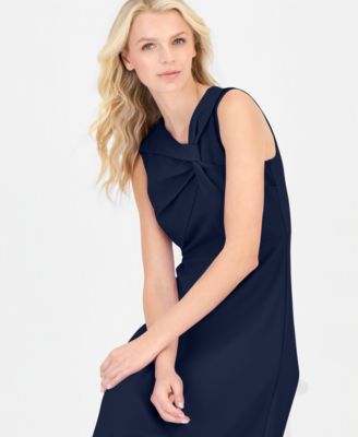 navy blue and pink floral dress Myers Tiered Midi Dress - Blue & Pink Floral main image 1