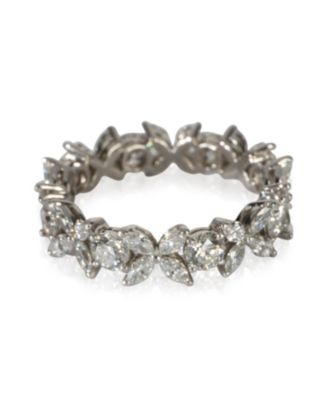Pre-Owned Tiffany Co Platinum Diamond Victoria Ring - Platinum 14000$