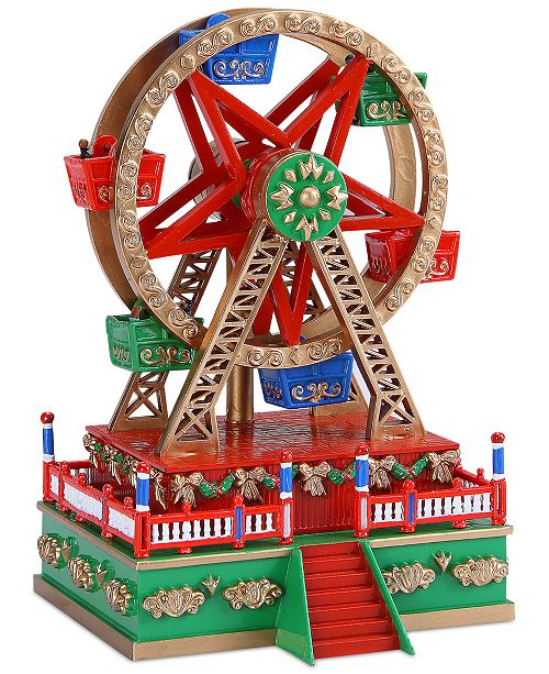 Mr Christmas Mini Carnival Ferris Wheel Music Box Reviews All