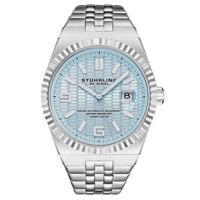 Stuhrling Original Men S Sentinel Swiss Automatic 42mm Stainless Steel