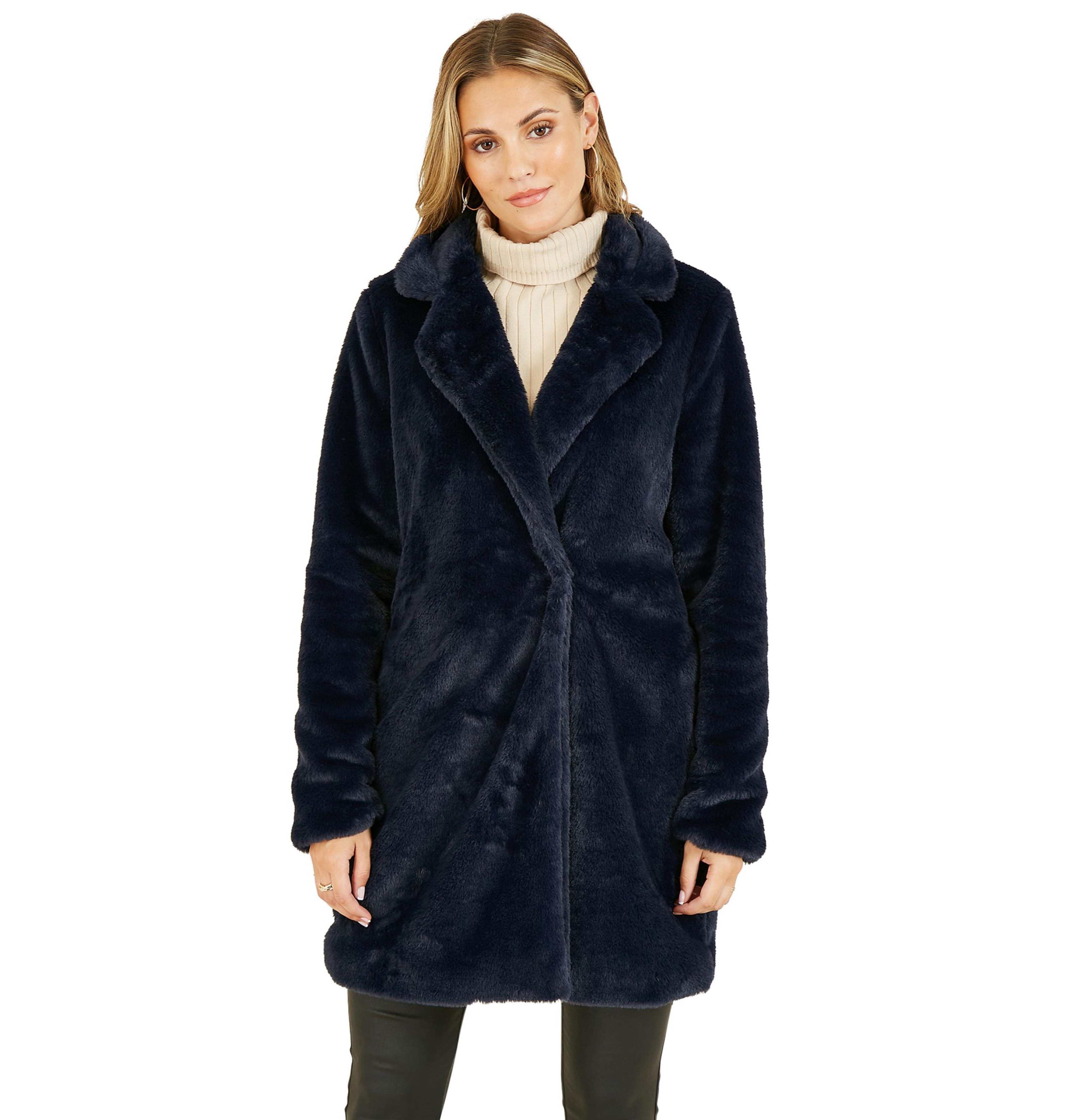 Yumi Women's Faux Fur Coat