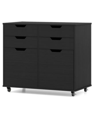 Rolling File Cabinet 4 Drawer for Home Office Organization