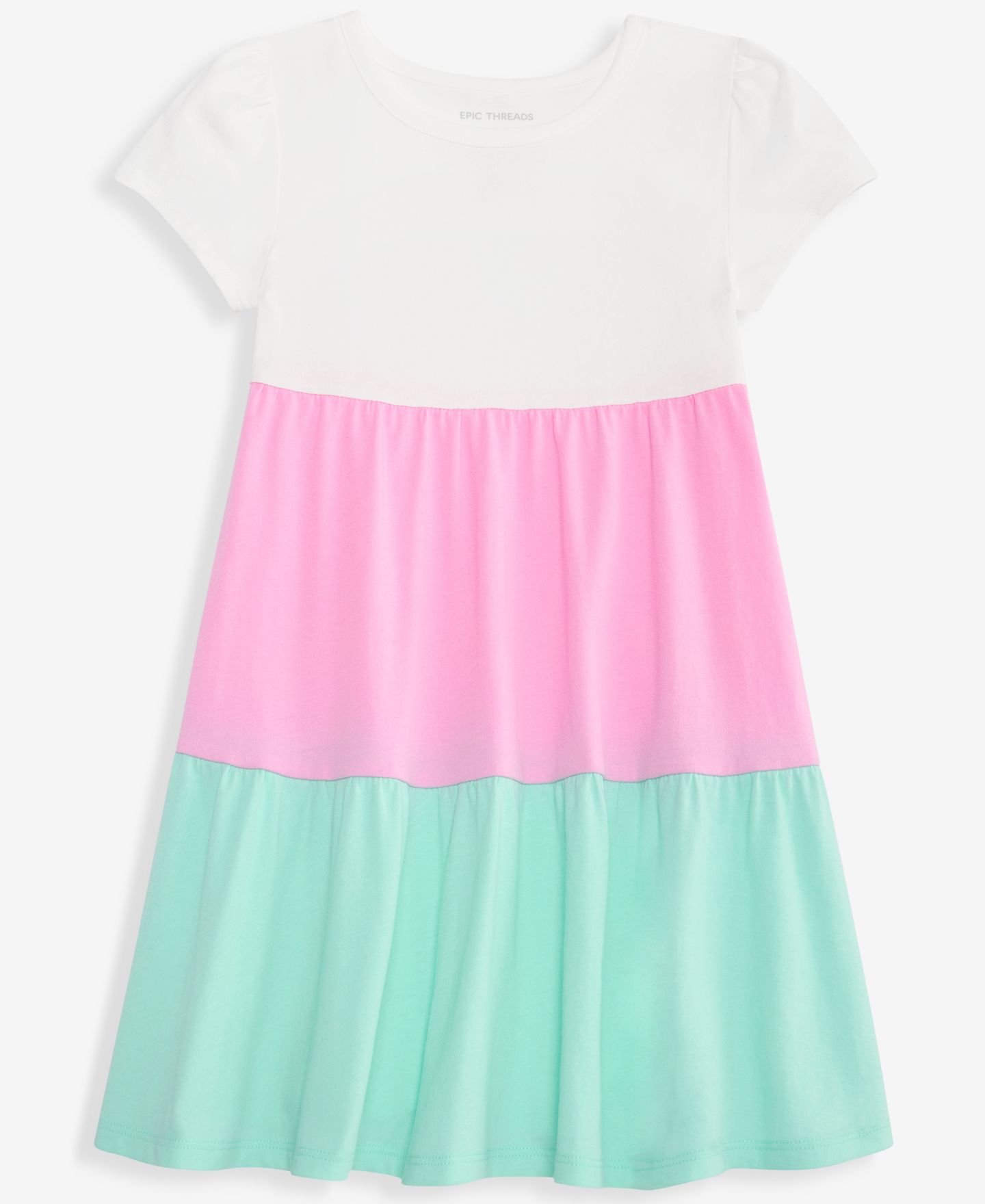 Платье Epic Threads Color-Block Dress для девочек-малышей, цвет: Белый — фото 4