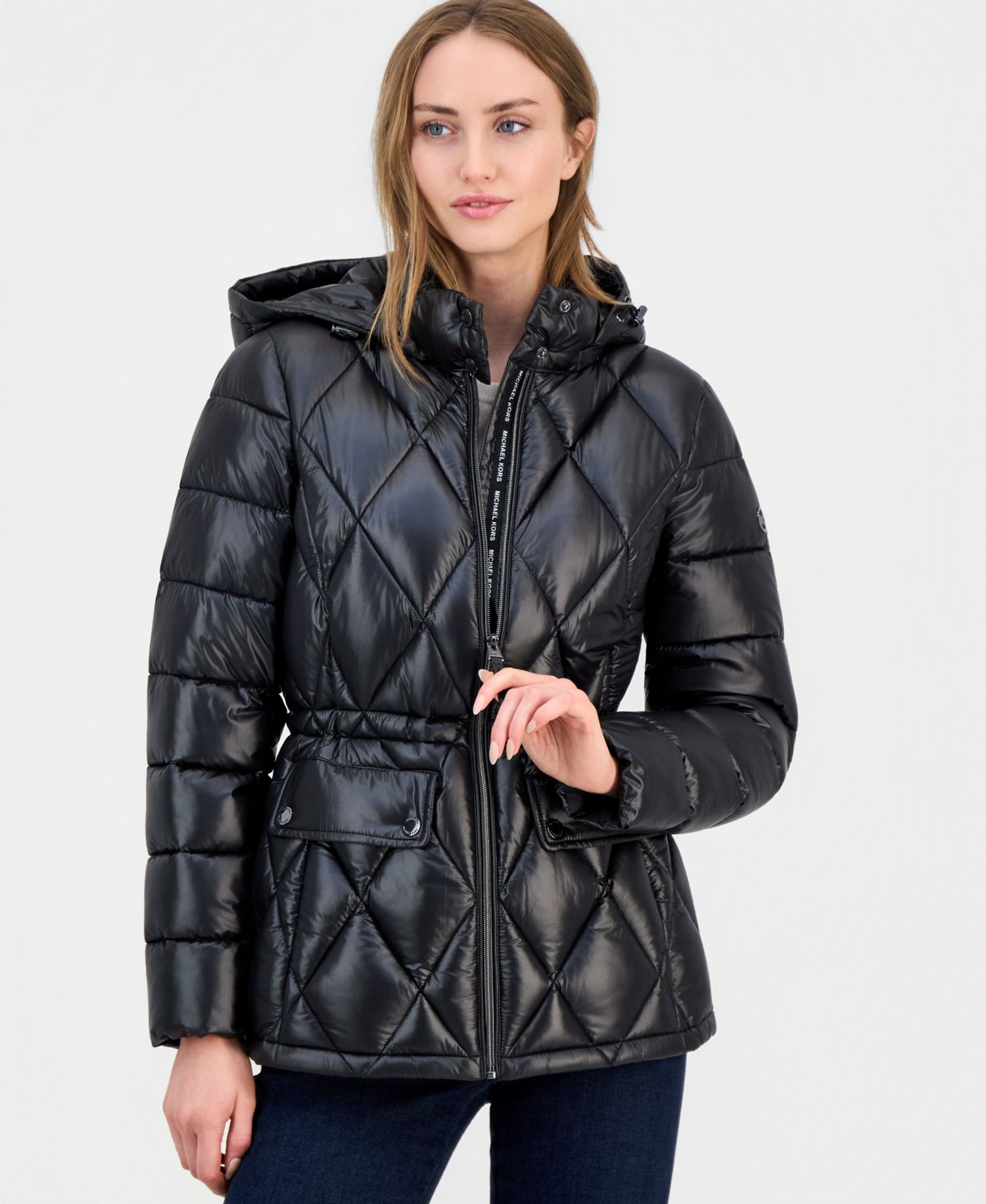 Women's Hooded Anorak Packable Puffer Coat