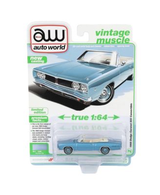 1/64 1968 Dodge Coronet 500 Convertible, Pale Poly, Vintage Muscle Series, 64532-A2