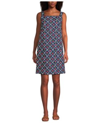 Women's Linen Shift Above the Knee Dress