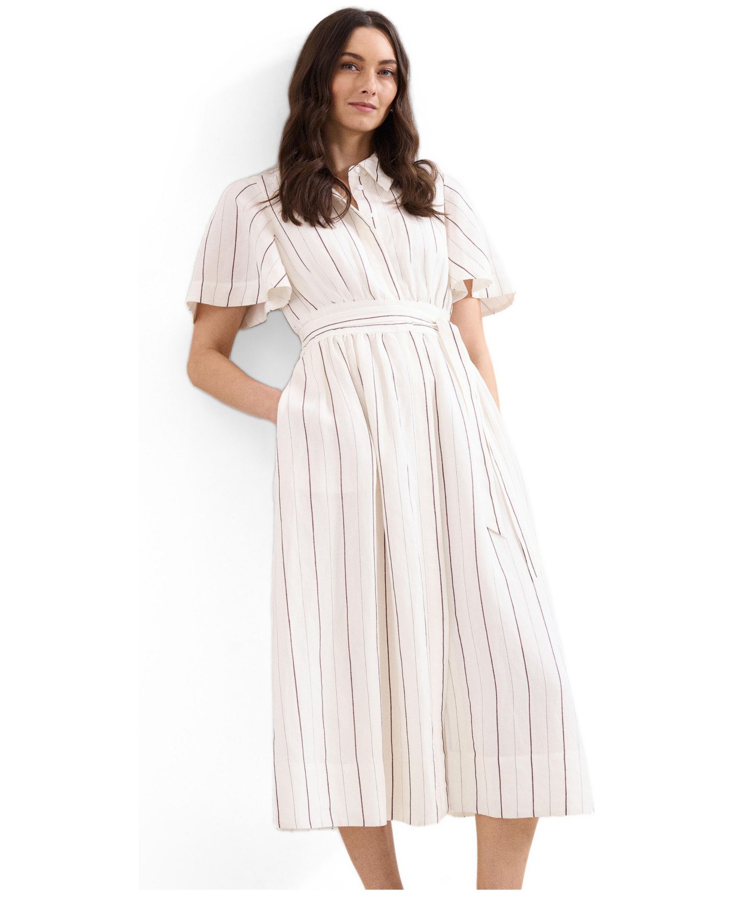 Women's Marielle Striped Shirt Dress