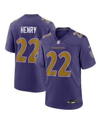 Men's Derrick Henry Purple Baltimore Ravens Alternate Game Jersey